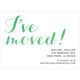 I've Moved Foil Stamped Moving Announcements Image 5 of 8